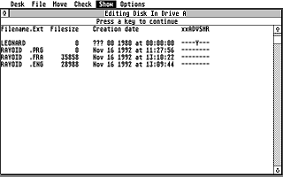 Disk Sector Editor atari screenshot